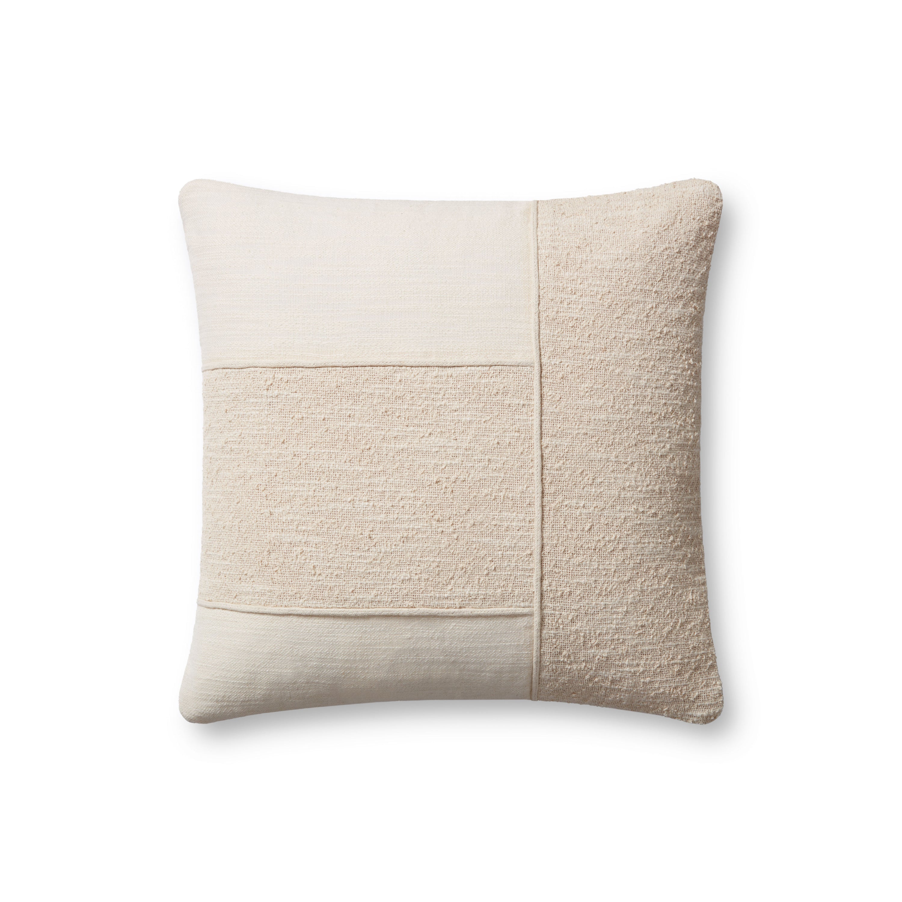Magnolia Home by Joanna Gaines x Loloi Leslie Ivory Pillow