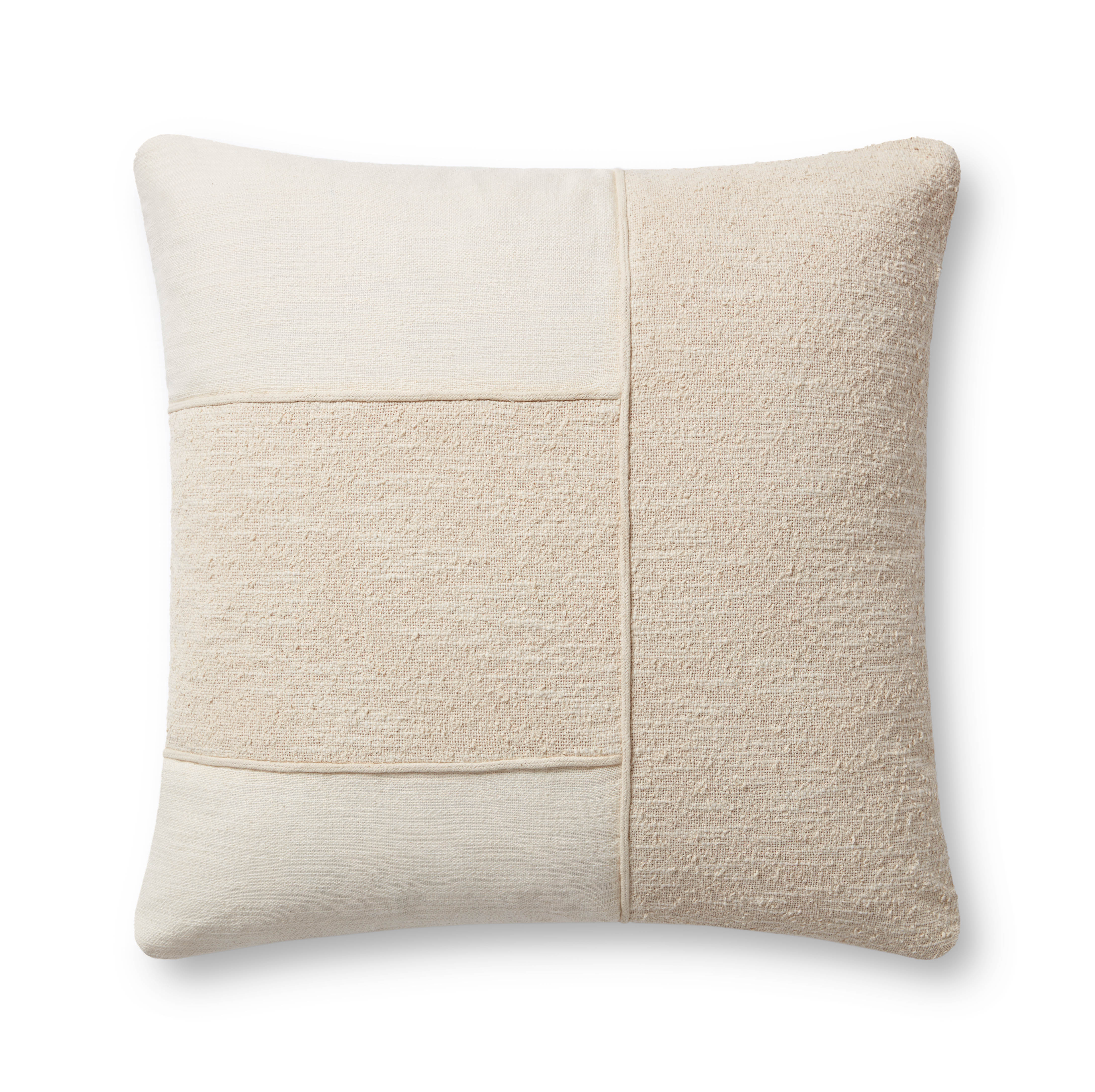 Magnolia Home by Joanna Gaines x Loloi Leslie Ivory Pillow - Image 2
