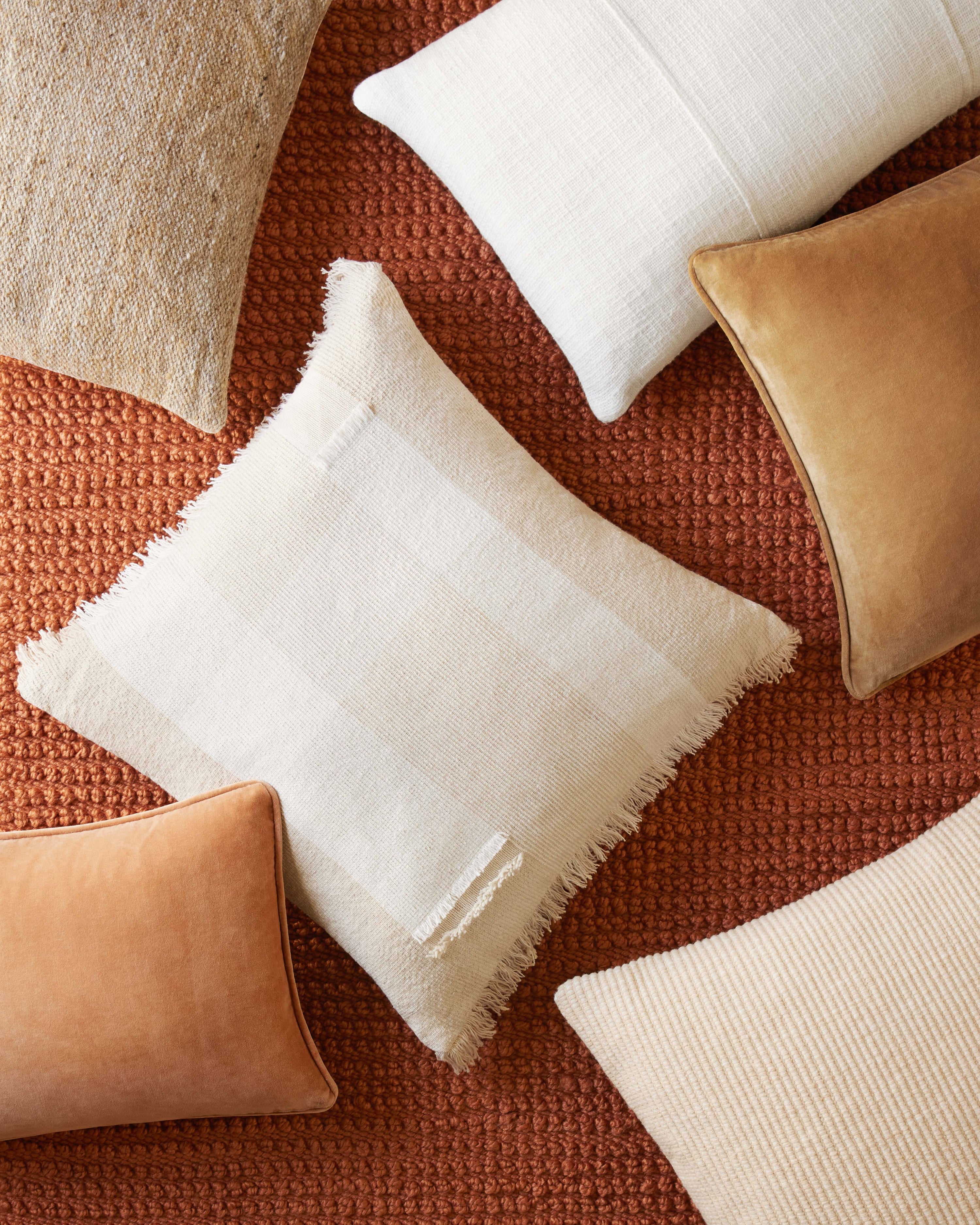 Magnolia Home by Joanna Gaines x Loloi No Name Peach Pillow - Image 3