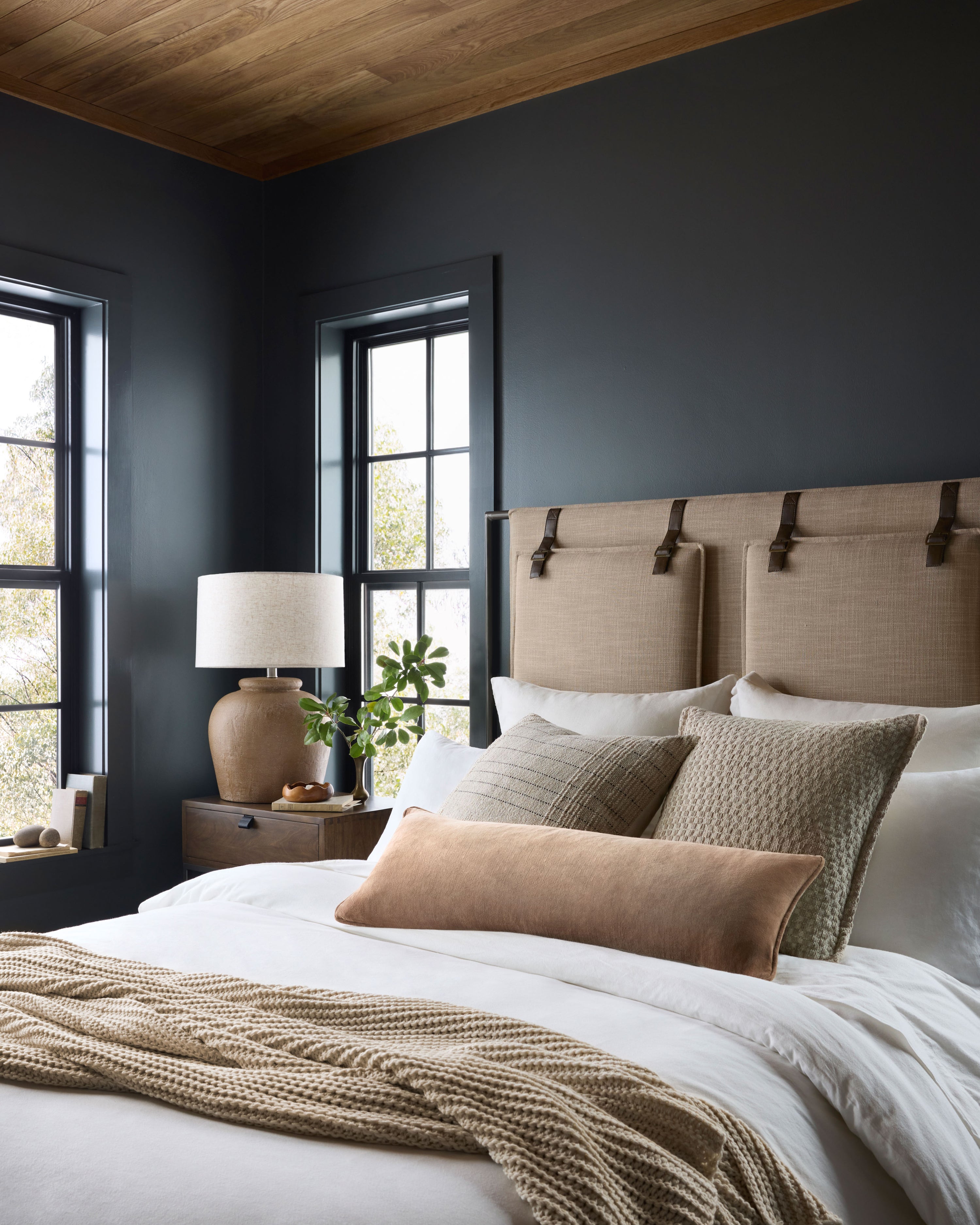 Magnolia Home by Joanna Gaines x Loloi No Name Taupe / Natural Pillow - Image 3