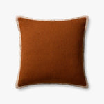 Loloi Not Named Rust Pillow White Cliff Studio Throw Pillows
