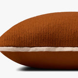 Loloi Not Named Rust Pillow White Cliff Studio Throw Pillows
