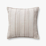 Chris Loves Julia x Loloi PCJ0004 Ivory / Beige Pillow White Cliff Studio Throw Pillows