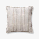 Chris Loves Julia x Loloi PCJ0004 Ivory / Beige Pillow White Cliff Studio Throw Pillows