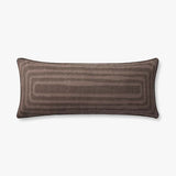 Brigette Romanek x Loloi NOT NAMED Brigette Romanek PBR0009 Brown Pillow White Cliff Studio Throw Pillows