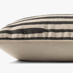 Brigette Romanek x Loloi NOT NAMED Brigette Romanek PBR0009 Natural / Black Pillow White Cliff Studio Throw Pillows
