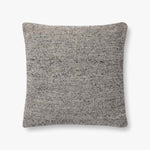 Amber Lewis x Loloi Claudette Charcoal / Grey Pillow White Cliff Studio Throw Pillows