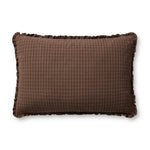 Chris Loves Julia x Loloi Dinah Chocolate  / Latte Pillow