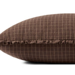 Chris Loves Julia x Loloi Dinah Chocolate  / Latte Pillow - Image 2