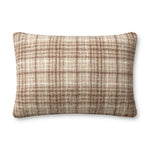 Chris Loves Julia x Loloi Beau Brown  / Ivory Pillow