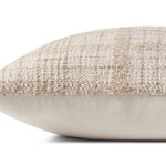 Chris Loves Julia x Loloi Fern Ivory  / Beige Pillow - Image 2