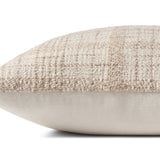 Chris Loves Julia x Loloi Fern Ivory  / Beige Pillow - Image 2