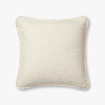 Loloi PLL0121 Ivory Pillow White Cliff Studio Throw Pillows