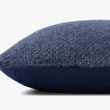Loloi PLL0121 Navy Pillow White Cliff Studio Throw Pillows
