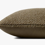 Loloi PLL0121 Olive Pillow White Cliff Studio Throw Pillows