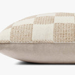 Loloi PLL0123 Beige Pillow White Cliff Studio Throw Pillows