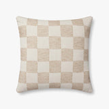 Loloi PLL0123 Beige Pillow White Cliff Studio Throw Pillows