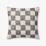 Loloi PLL0123 Black Pillow White Cliff Studio Throw Pillows