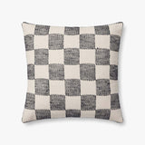 Loloi PLL0123 Black Pillow White Cliff Studio Throw Pillows