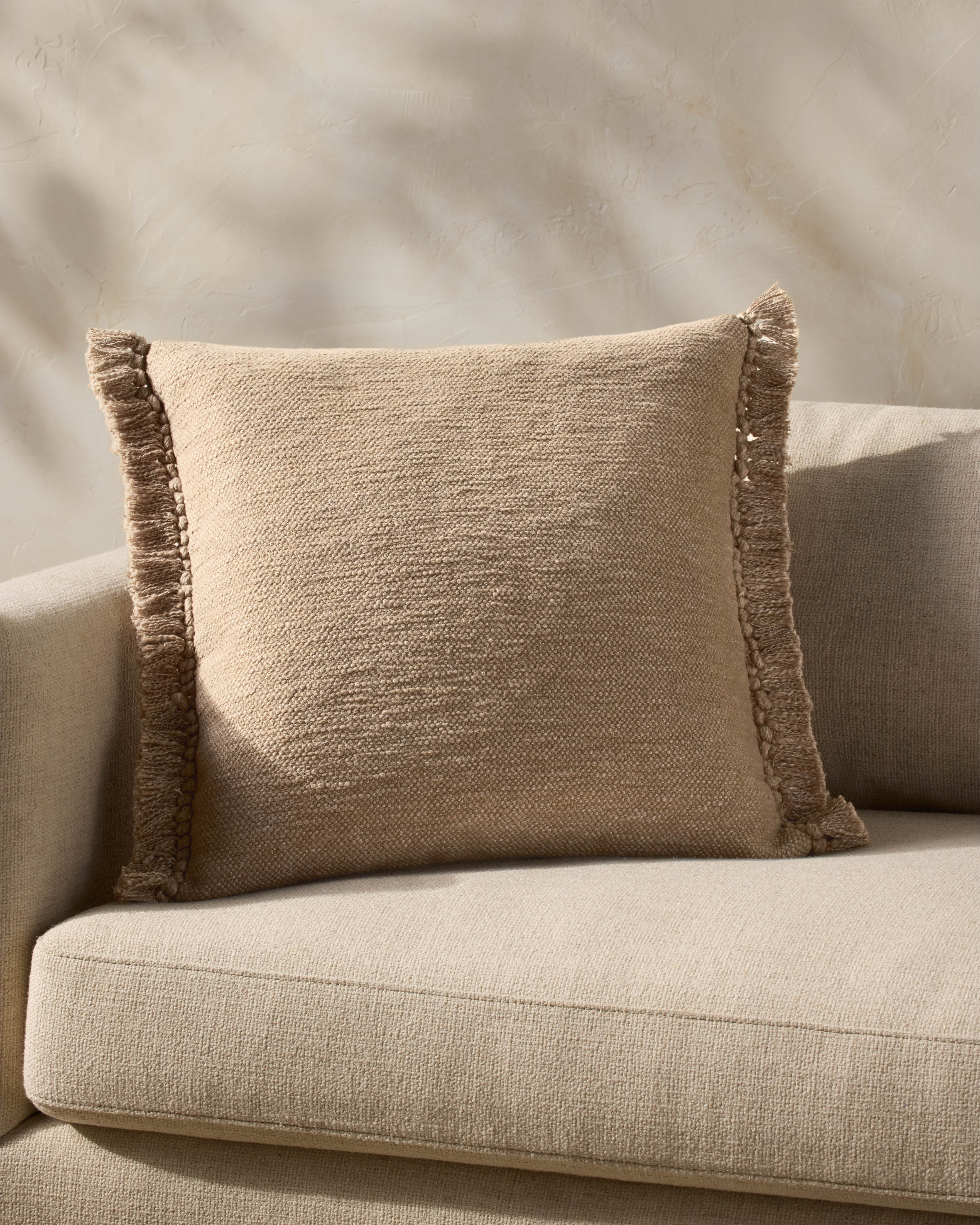 Magnolia Home by Joanna Gaines x Loloi Jett Beige Pillow - Image 6