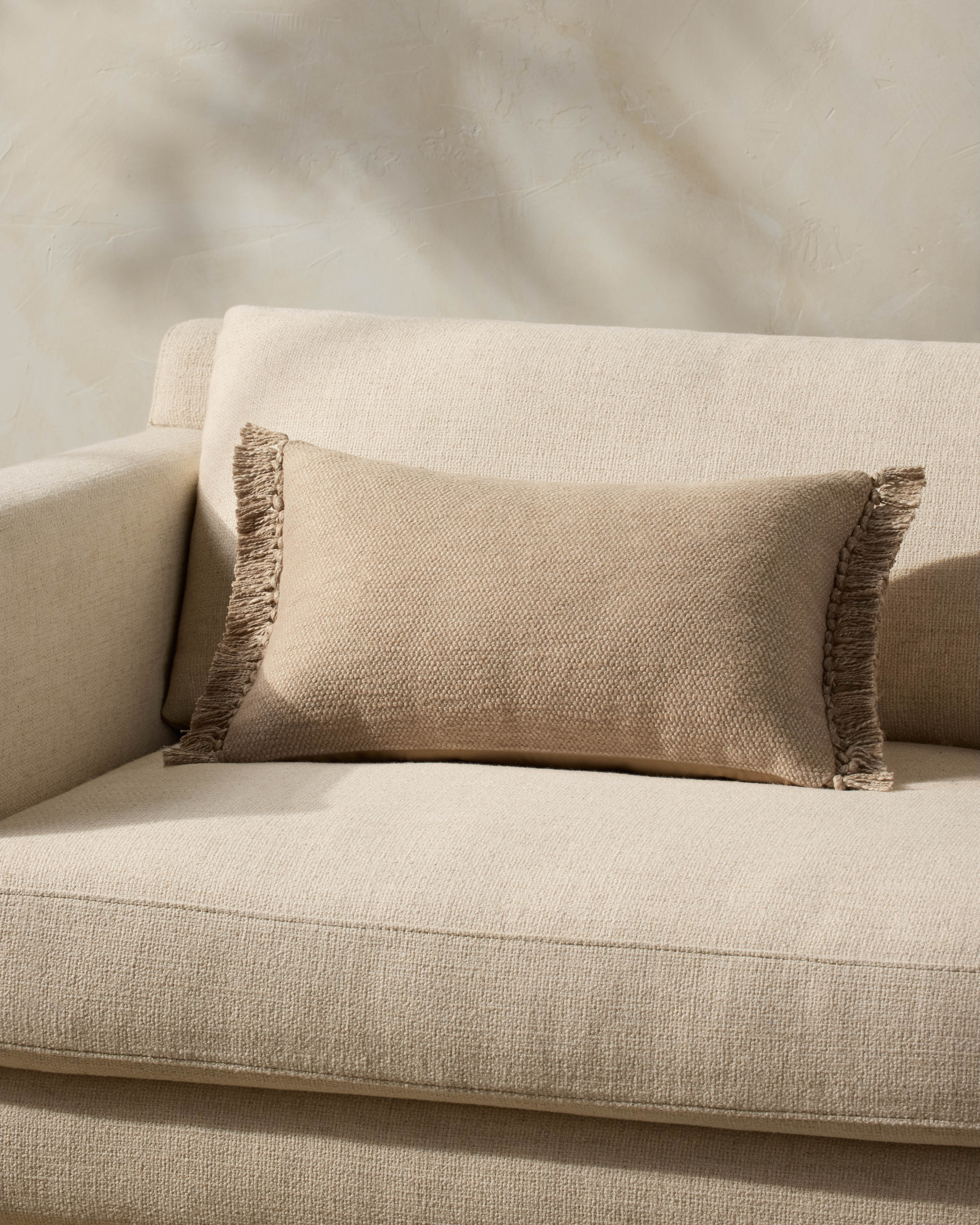 Magnolia Home by Joanna Gaines x Loloi Jett Beige Pillow - Image 5