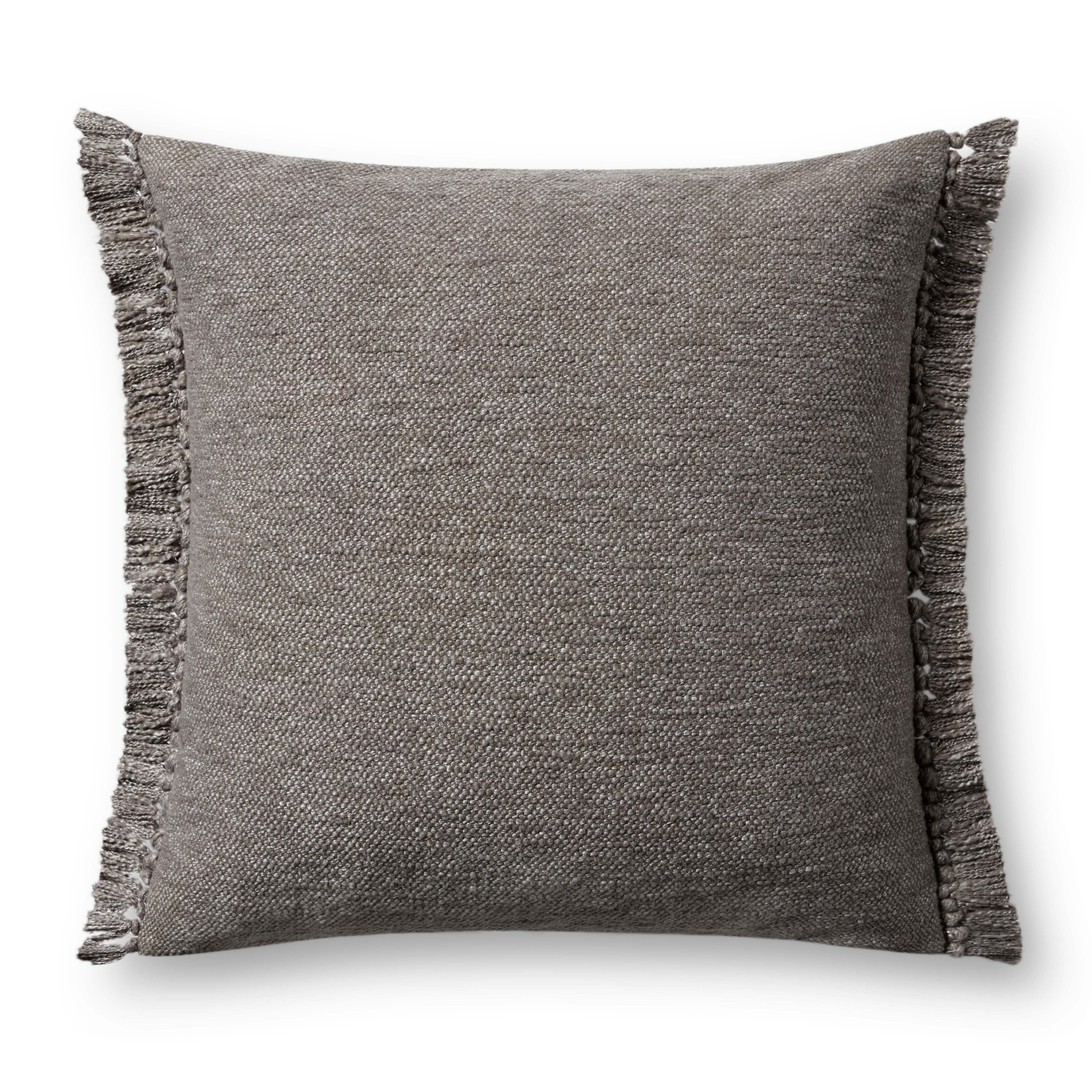 Magnolia Home by Joanna Gaines x Loloi Jett Grey Pillow - Image 2