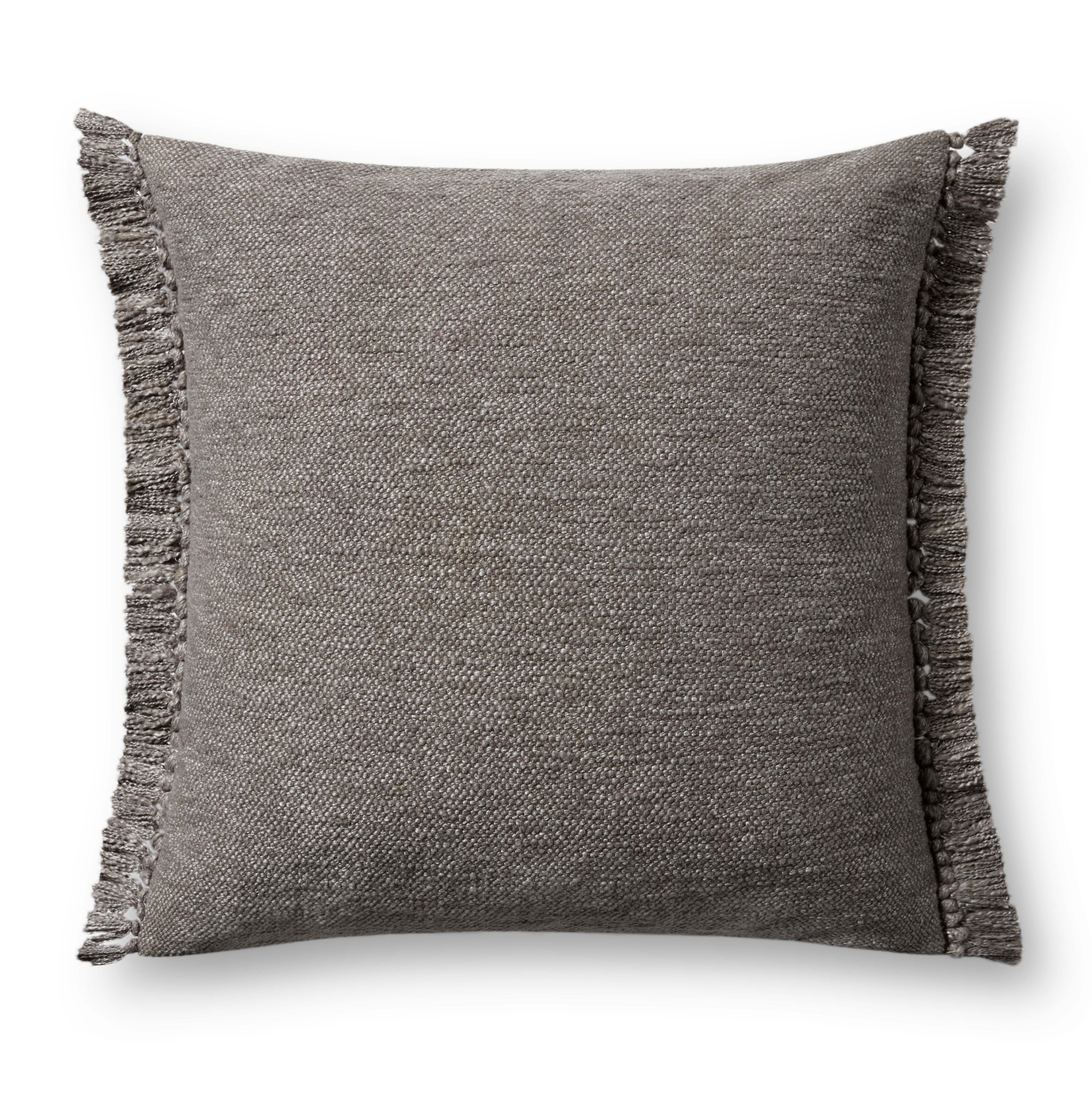 Magnolia Home by Joanna Gaines x Loloi Jett Grey Pillow - Image 2
