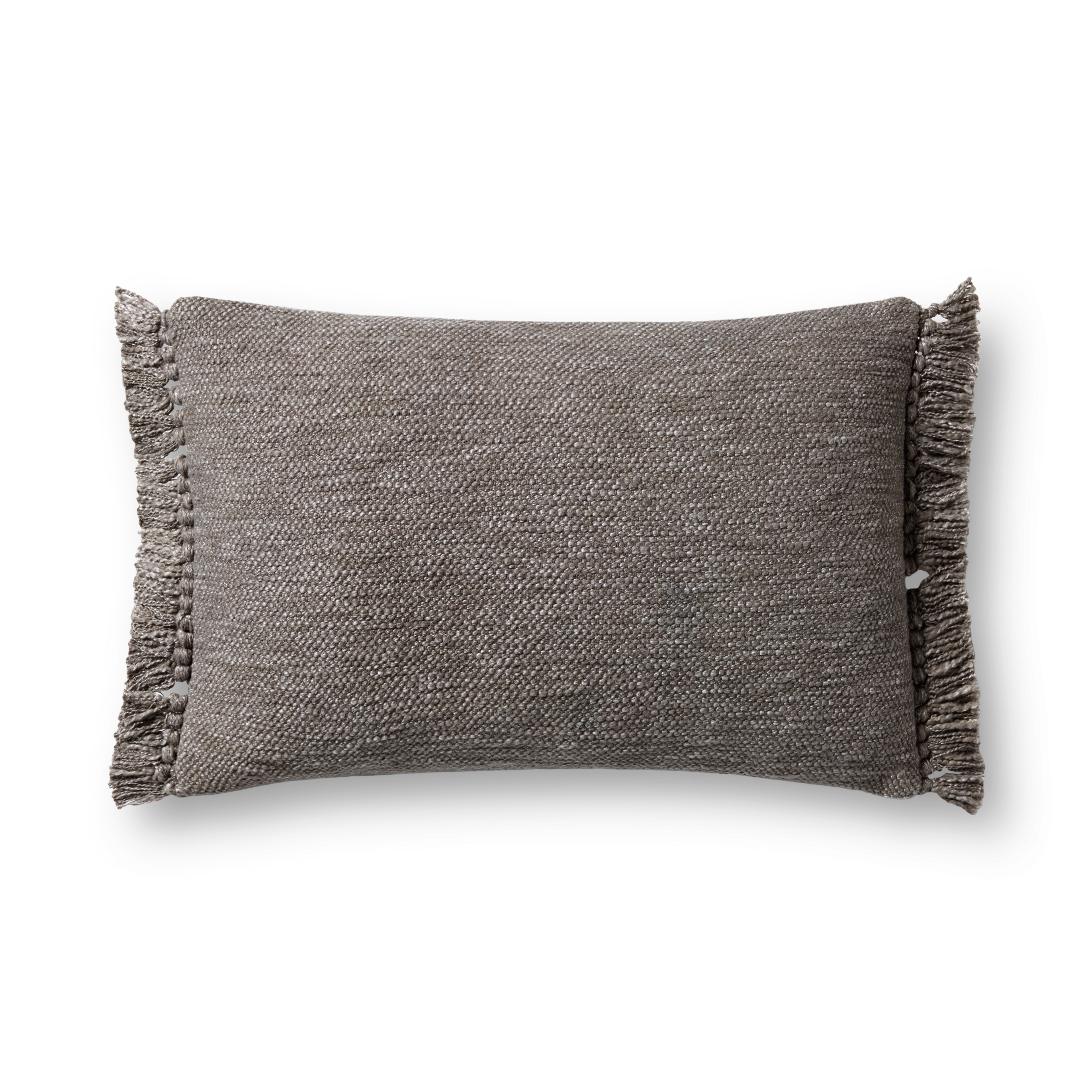 Magnolia Home by Joanna Gaines x Loloi Jett Grey Pillow