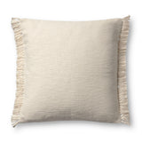 Magnolia Home by Joanna Gaines x Loloi Jett Ivory Pillow - Image 2