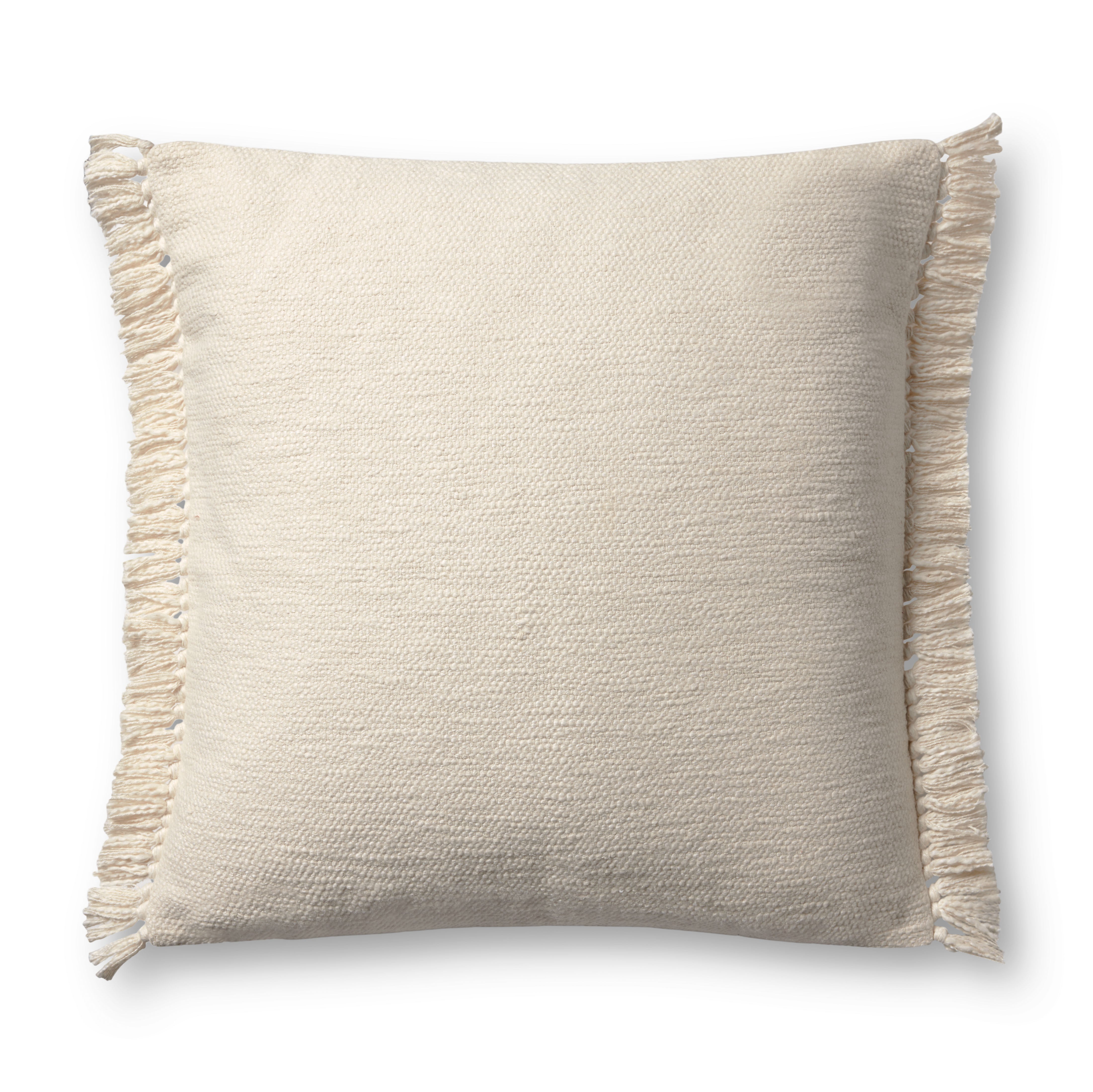 Magnolia Home by Joanna Gaines x Loloi Jett Ivory Pillow - Image 2