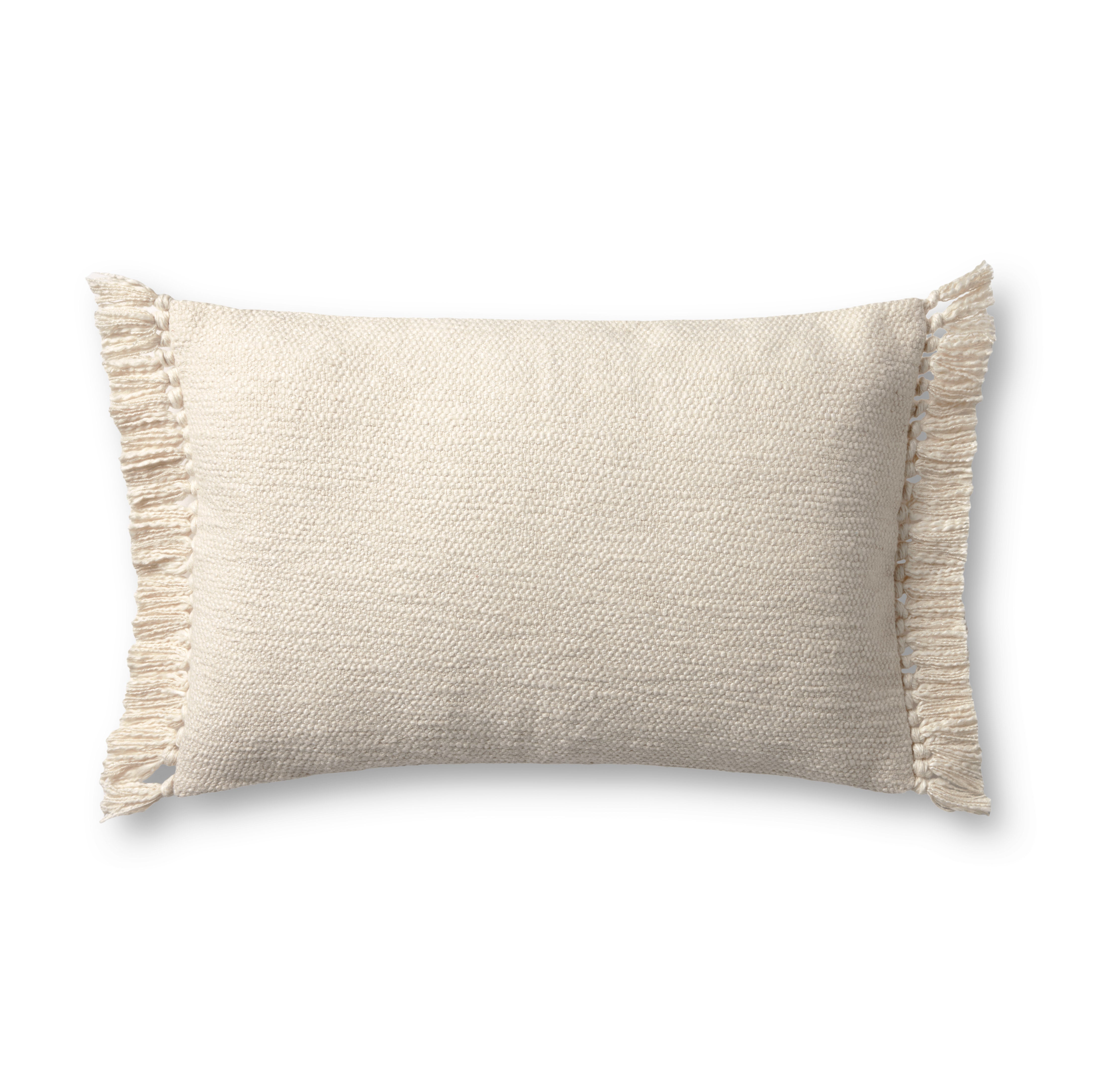 Magnolia Home by Joanna Gaines x Loloi Jett Ivory Pillow