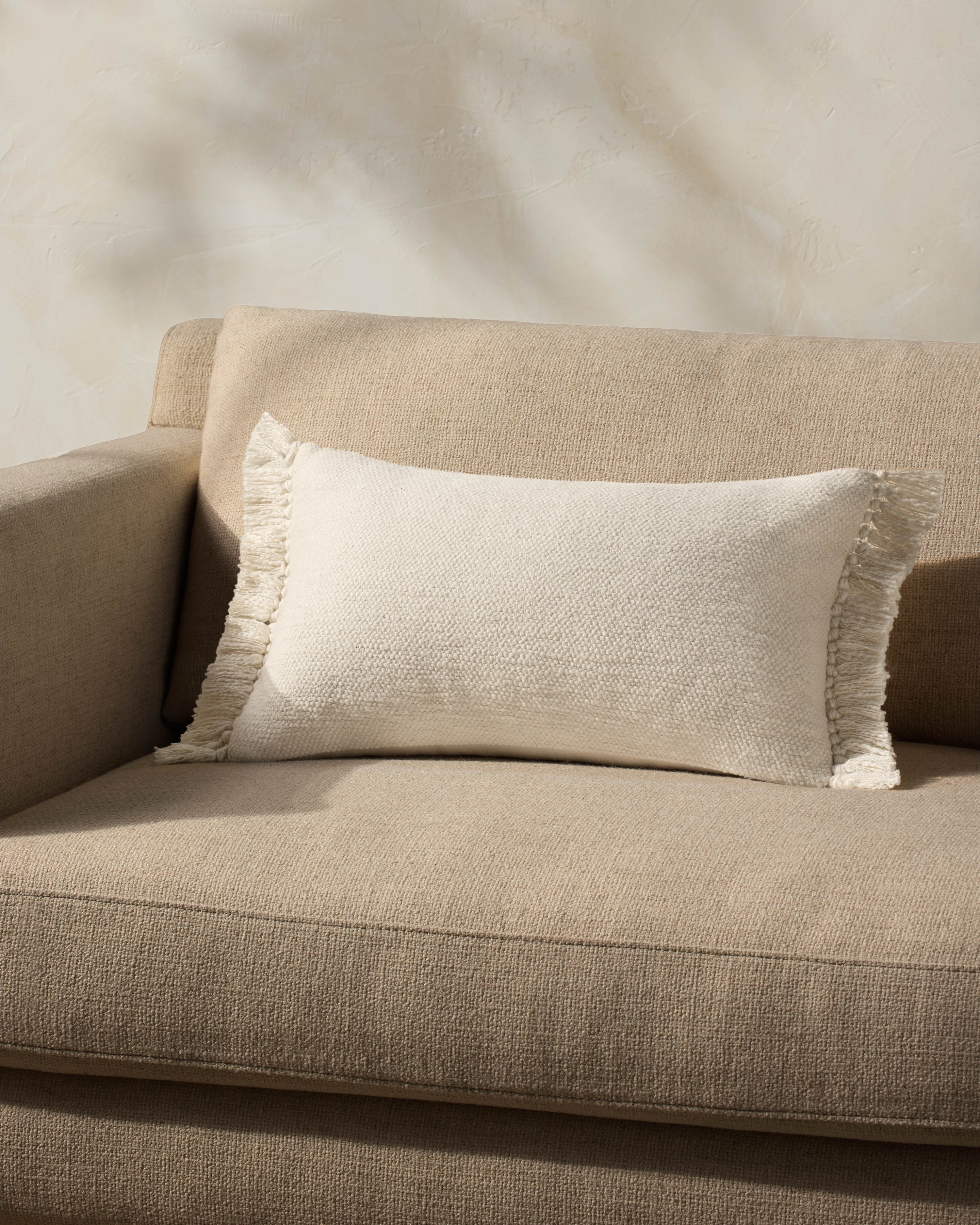 Magnolia Home by Joanna Gaines x Loloi Jett Ivory Pillow - Image 5