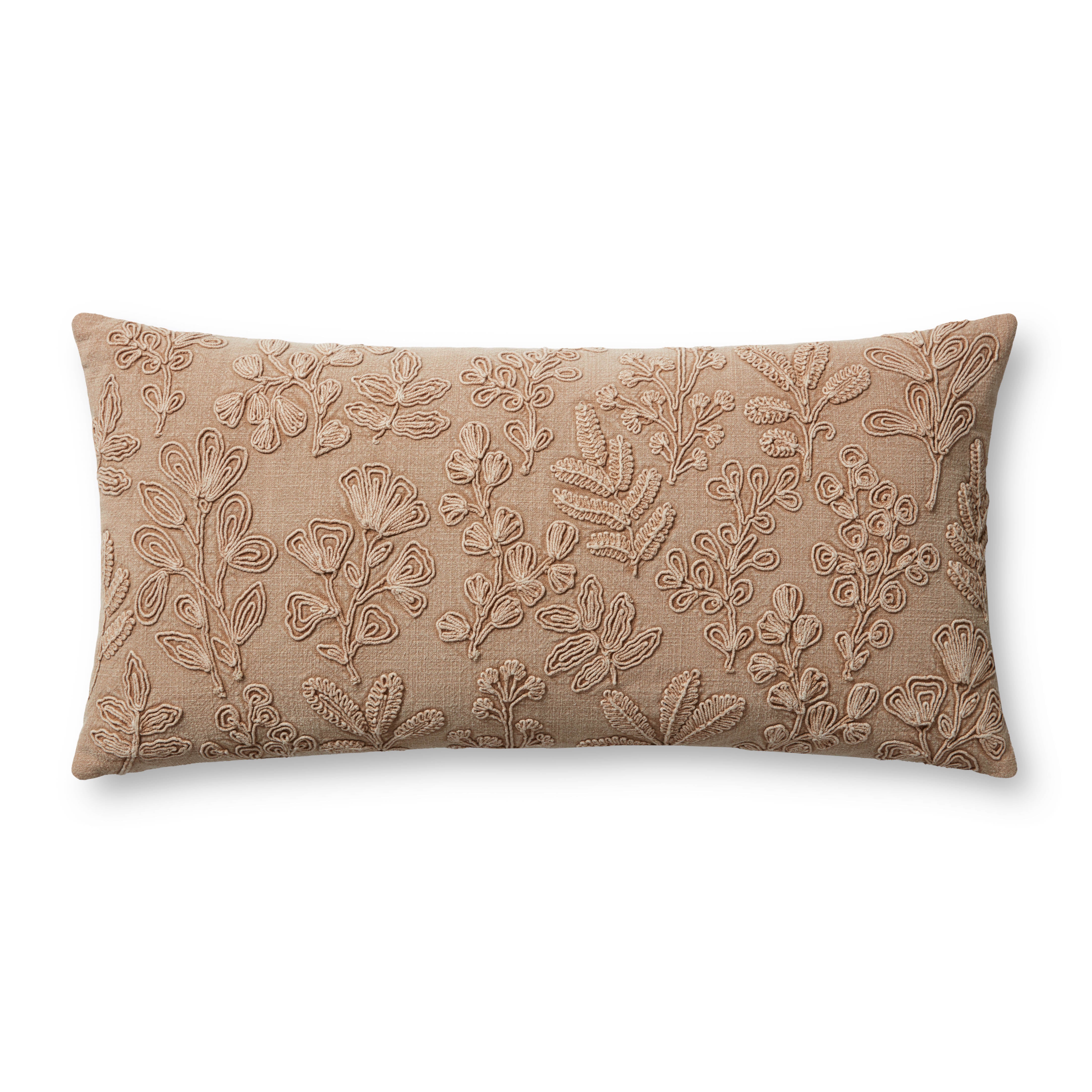 Magnolia Home by Joanna Gaines x Loloi Louise Natural Pillow