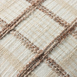 Chris Loves Julia x Loloi Norman Ivory / Brown Pillow White Cliff Studio Throw Pillows