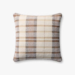 Loloi NOT NAMED Brown / Multi Pillow White Cliff Studio Throw Pillows