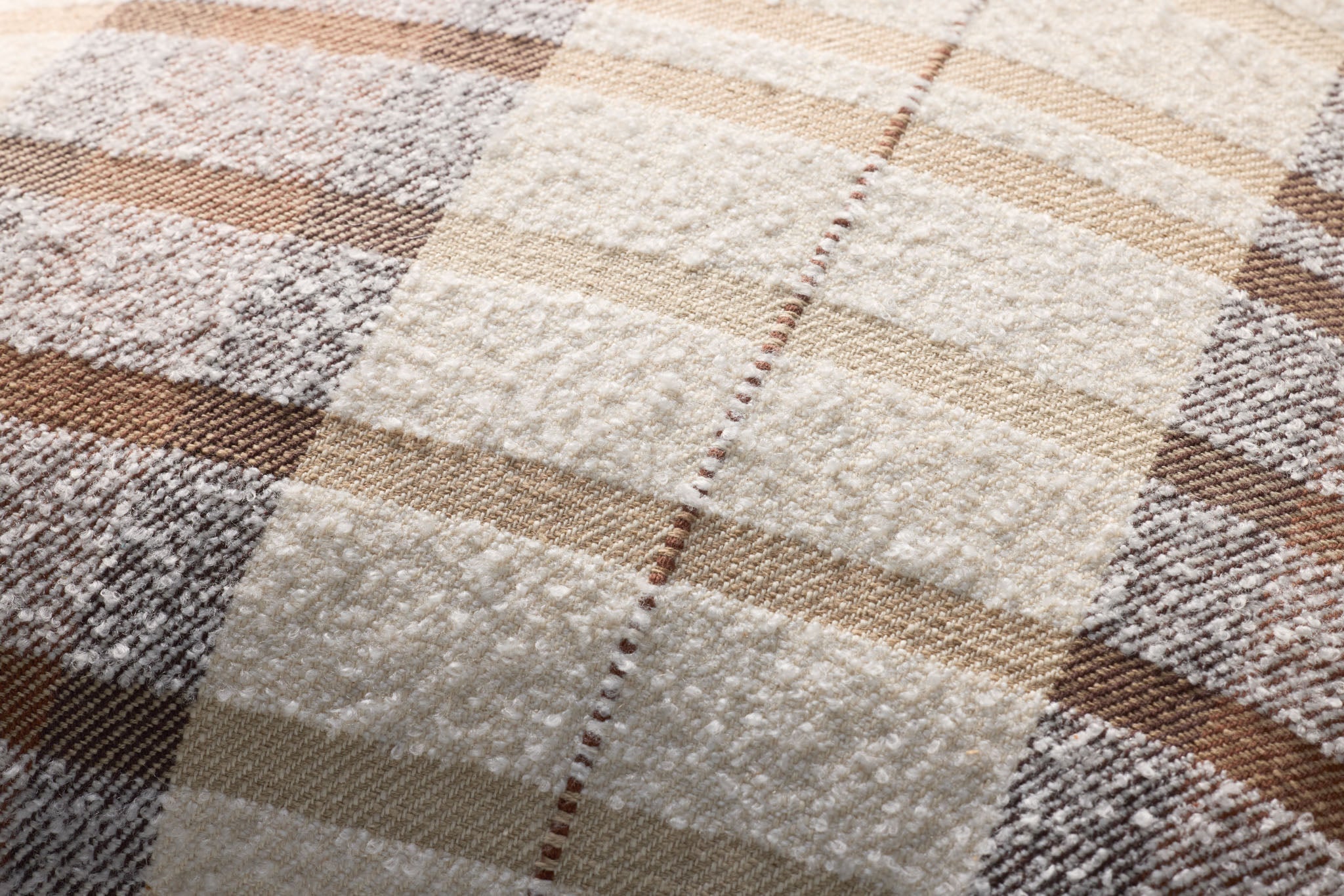 Loloi NOT NAMED Brown / Multi Pillow White Cliff Studio Throw Pillows