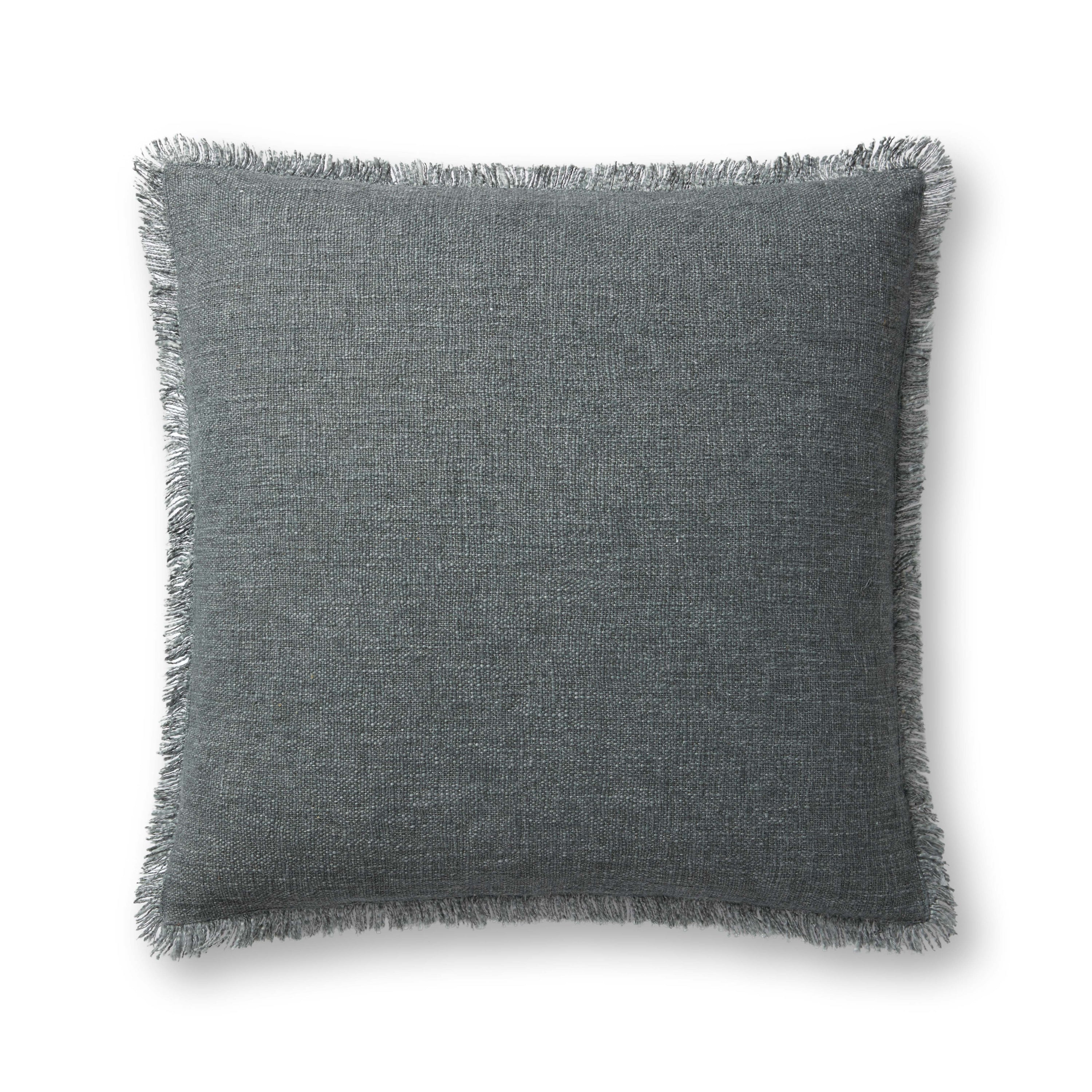 Amber Lewis x Loloi Sable Blue Pillow