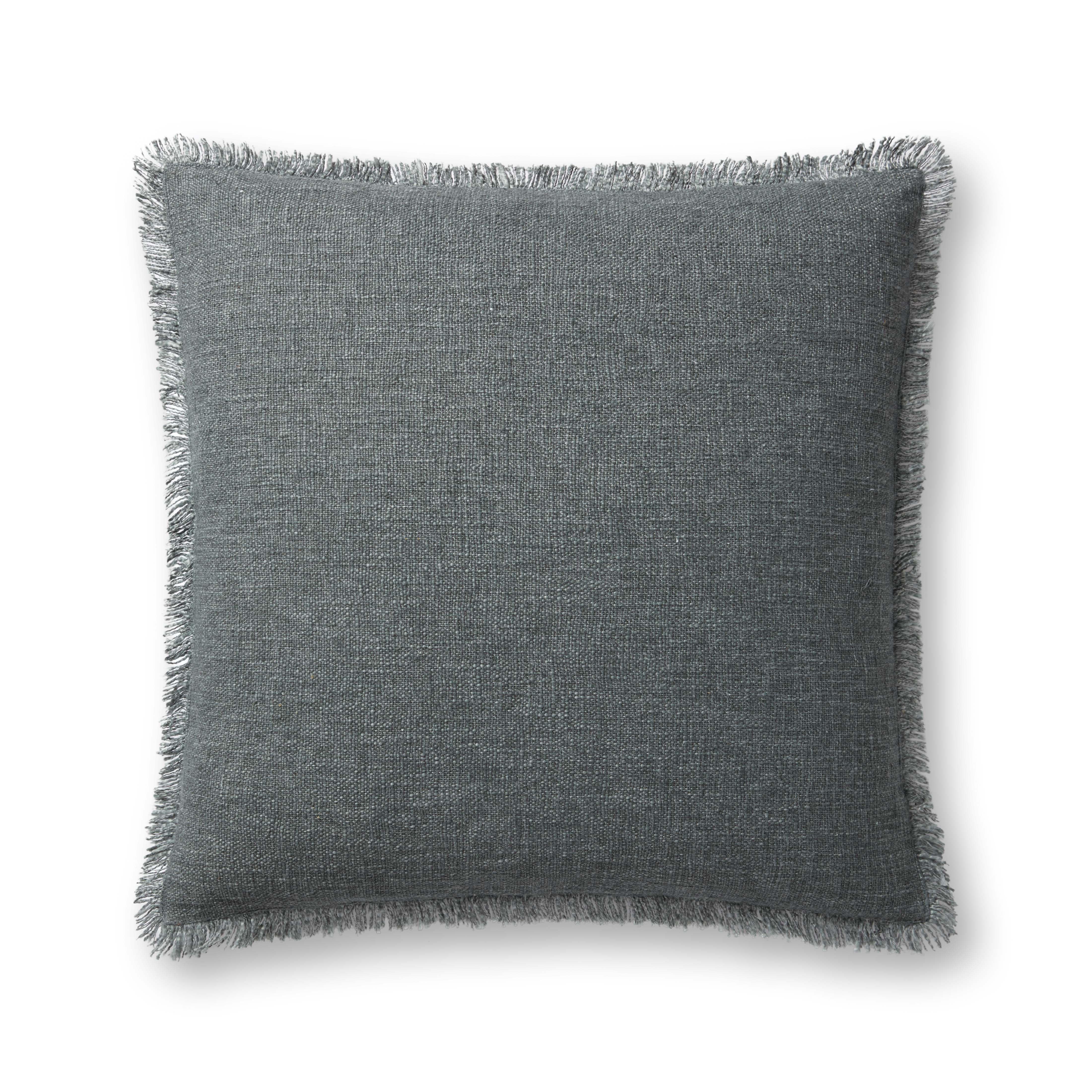 Amber Lewis x Loloi Sable Blue Pillow