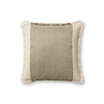 Amber Lewis x Loloi Seraphina Ivory / Earth Pillow