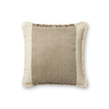 Amber Lewis x Loloi Seraphina Ivory / Earth Pillow