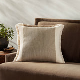 Amber Lewis x Loloi Seraphina Ivory / Earth Pillow - Image 3