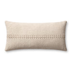 Chris Loves Julia x Loloi Harvey Ivory Pillow