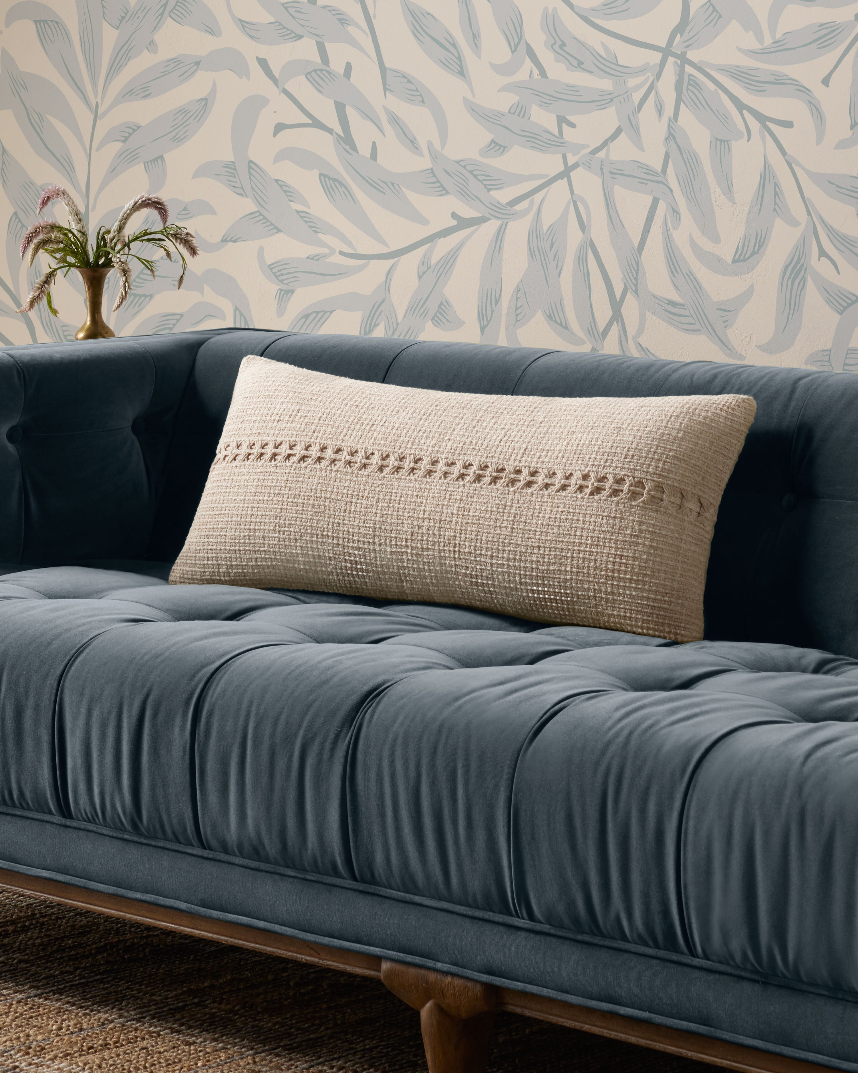 Chris Loves Julia x Loloi Harvey Ivory Pillow - Image 5