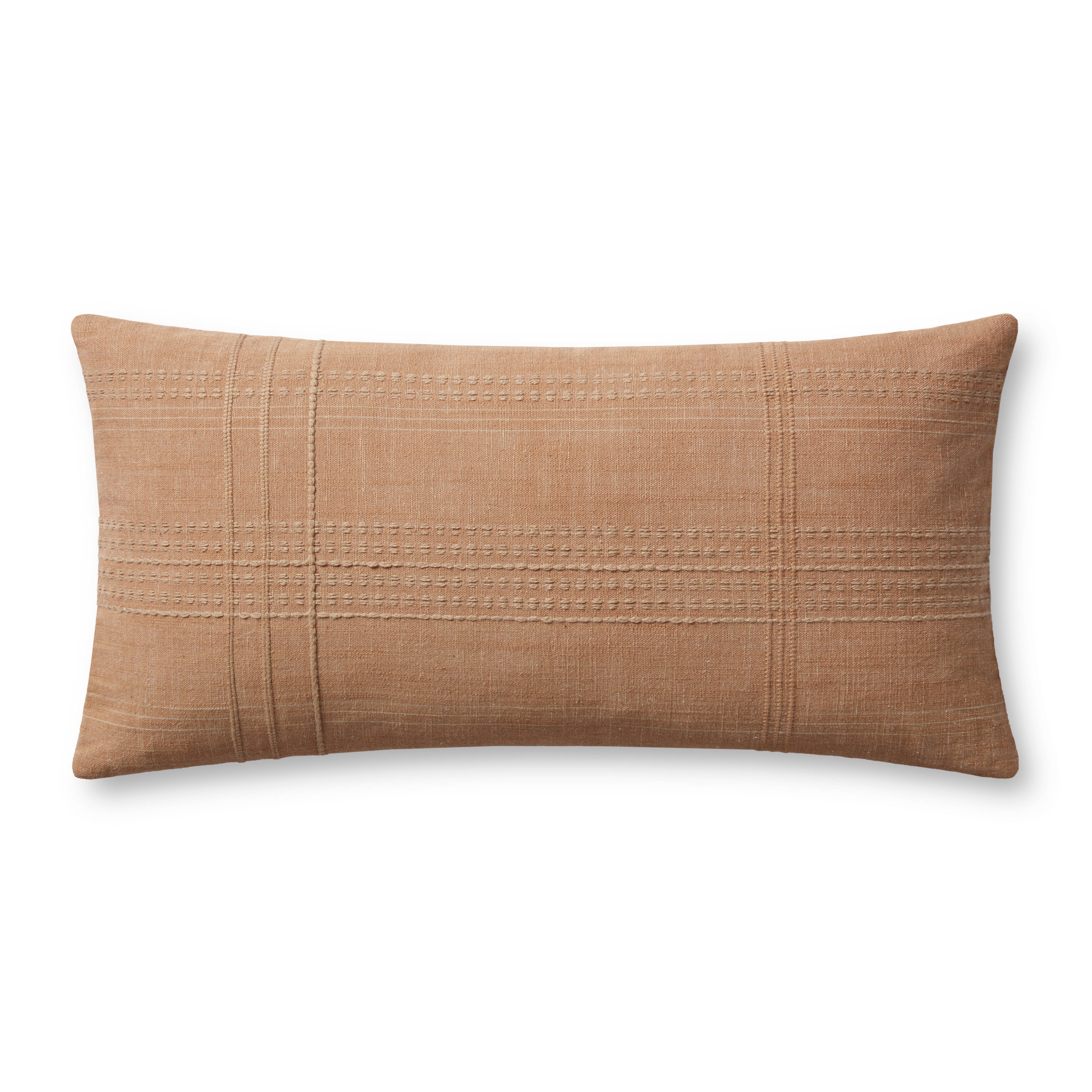 Magnolia Home by Joanna Gaines x Loloi Jordan Terracotta Pillow