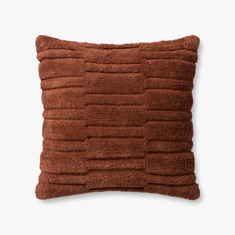 Angela Rose x Loloi Arabella Rust Pillow White Cliff Studio Throw Pillows