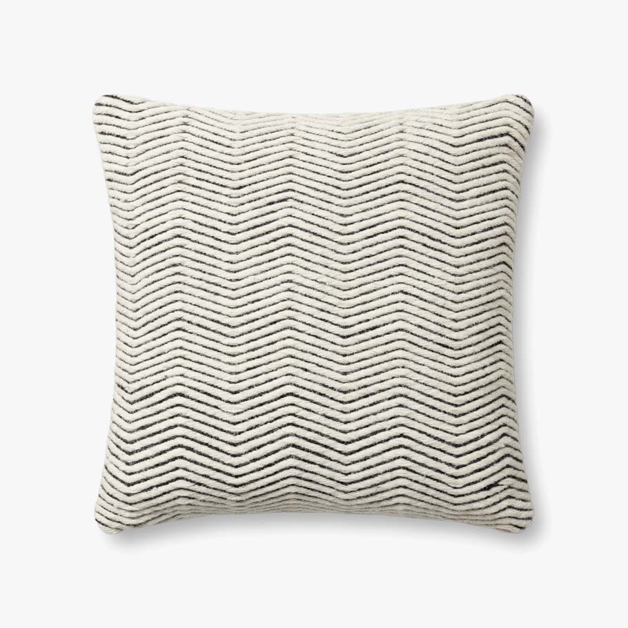 Loloi PLL0120 PL0120 Ivory Pillow White Cliff Studio Throw Pillows