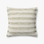 Loloi NOT NAMED Green / Ivory Pillow White Cliff Studio Throw Pillows