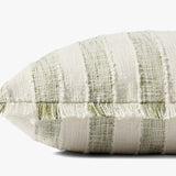 Loloi NOT NAMED Green / Ivory Pillow White Cliff Studio Throw Pillows