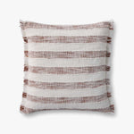 Loloi NOT NAMED Rust / Ivory Pillow White Cliff Studio Throw Pillows