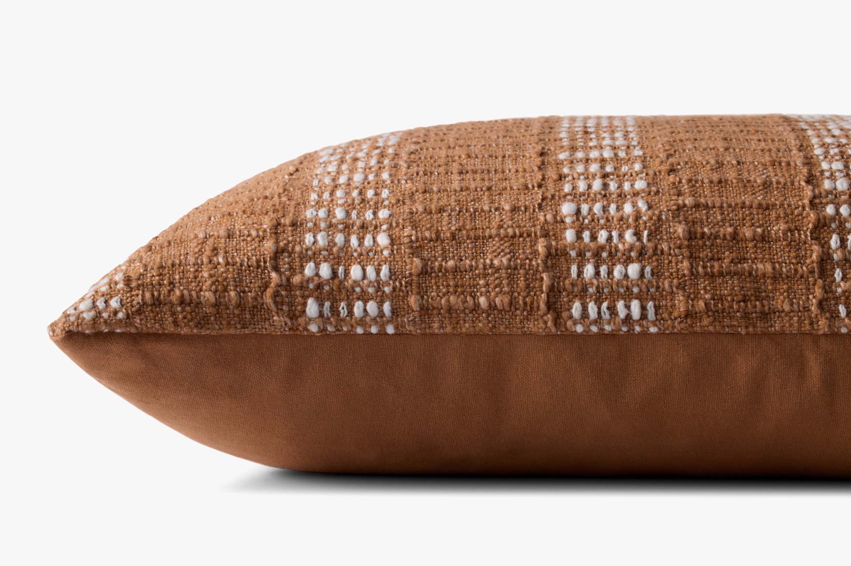Loloi NOT NAMED Rust / Ivory Pillow White Cliff Studio Throw Pillows